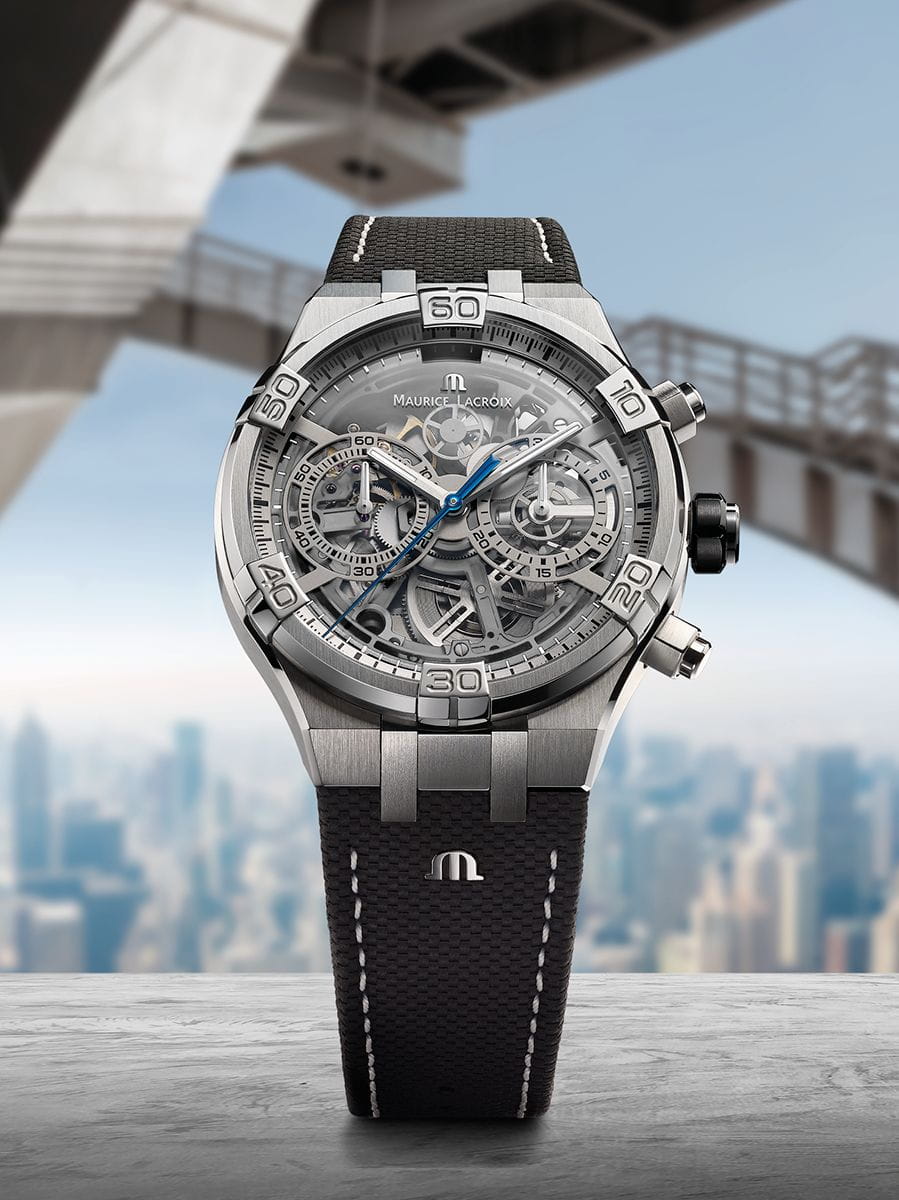 Maurice Lacroix Maurice Lacroix Aikon Automatic  AI6098-SS001-090-1 , наручные мужские часы фото под углом